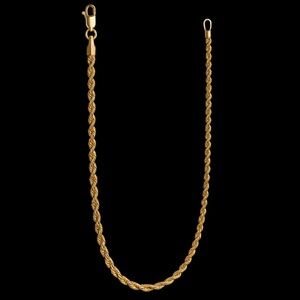 14K Gold, 2MM Rope Bracelet